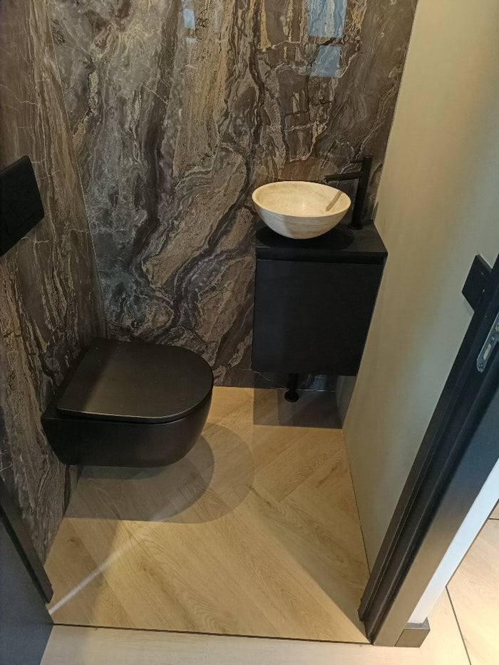 Project Rhoon toilet + deur op maat