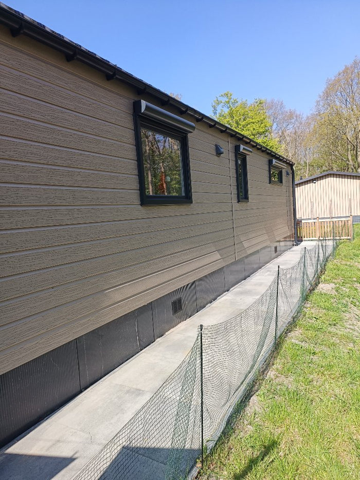 Airco installatie caravan voor en na